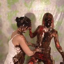 Kaydens: Morrgan and Kaydens Strawberry Chocolate Food Fight