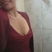 MadelineOasis: Clara's Wet Orgasm in a Very Wet Red Dress