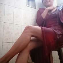 MadelineOasis: Clara's Wet Orgasm in a Very Wet Red Dress