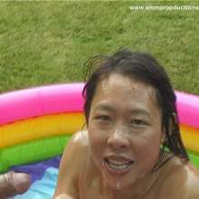 WSMProductions: Oily Sex Outdoors, Wet Sex Fun in the Bath, an Outdoor BJ