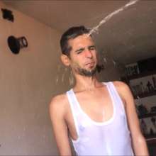 RevSlymsford: Patrick Soaked!  Hosed Down and Strips To Underwear