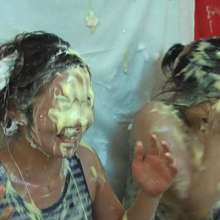 Alumi: Sakura, Chika, S. Yuko, Mucho, Tomi in "Pie Party #1--Only Girls Version"