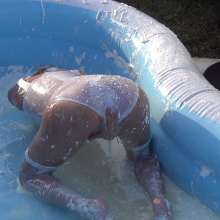 Jayce: Pool Full of Oil, Covered in Flour, Foam, White Leo+Rinse