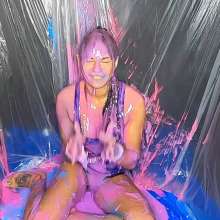 TheGungeZone: Raven Handcuffed and Gunged