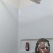 Missblueeyes7777: Scrub a Dub Dub Little Missblueeyes Gets Pied in the Tub