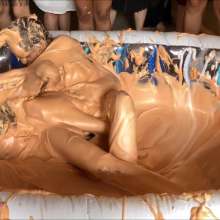 RevSlymsford: Sludge Wrestling QF1:  Mary V Kimmi + Meet The Girls Bonus