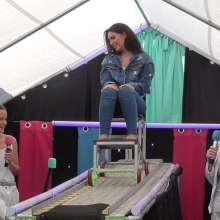 LiquidX: The Plunga!  Issy Vs Hayleigh