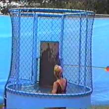 doctor_splash: Dunk Tank Throwback Featuring Liz