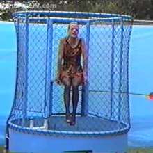 doctor_splash: Dunk Tank Throwback Featuring Liz