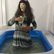 Wetlook Doll: Wet Long Boots and Dress