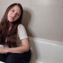 lovingmessy4you: Wetlook in the Bathtub