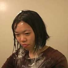 Alumi: Japanese model Mami liked being pied and slimed, and showing her feet