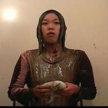 Alumi: Japanese model Mami liked being pied and slimed, and showing her feet