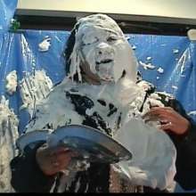 Alumi: Japanese model Mami liked being pied and slimed, and showing her feet