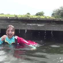Wamtastic Jessica: Zara Swims 'for the First Time in Forever'.