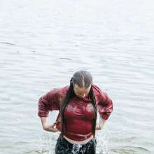 wet.look.me: 3 Wetlook Girl Sets in Shower, Pool and River--Lets Enjoy!  | Wetlook.biz