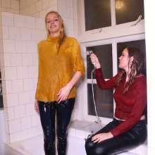 eileenvogel: W359 Leila getting soaked by surprise