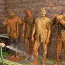 WamtasticUK: 4Feits--4 Guys Messy Forfeits in Pit of Slime