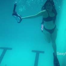 Alana SexyMessyBabes: Alana Dive Pool Training