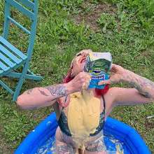 TheGungeZone: Amber's Messy Custard Fun