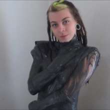 RevSlymsford: Cosplay Wam: Sailor Jupiter Plays In Black Slime