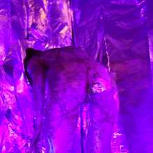 messyhot: Encina Has Her First Cake Experience with a Blacklight Cake