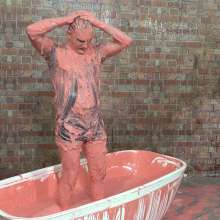 WamtasticUK: Freddie in Bath of Thick Pink Slime