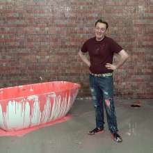 WamtasticUK: Freddie in Bath of Thick Pink Slime