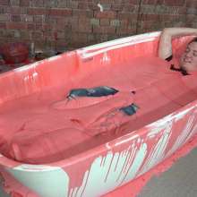 WamtasticUK: Freddie in Bath of Thick Pink Slime