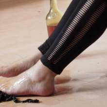 lovingmessy4you: Honey Barefeet, Socks and Mesh