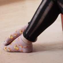 lovingmessy4you: Honey Barefeet, Socks and Mesh