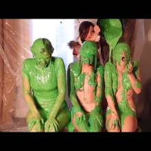 RevSlymsford: Kaydens, Jade, Nicole and Morrgan Get Green Slimed