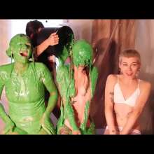 RevSlymsford: Kaydens, Jade, Nicole and Morrgan Get Green Slimed