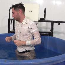 WamtasticUK: James and Nathan Higher or Lower in Cold Water Dunk Tank