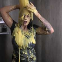 TheGungeZone: Kelli's Messy Custard Tease