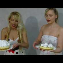 RevSlymsford: Messy Jessie And Cherry Trashed In The Cake Competition