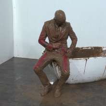 WamtasticUK: MessySte Red Suit Mud Bath