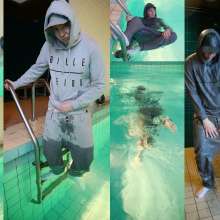 vstyle83: Pool Time in Humor Sweatpants
