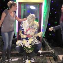 LiquidX: Cameraman Pied and Gunged during Live Filming!