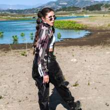 RSSRuinStreetStyle: One of Classic: Leather Pants Girl Training in Mud Now is on UMD
