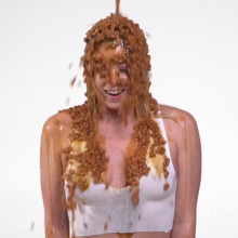 Slimed Models: Samantha Gets Beaned