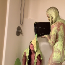 Slimed Models: Zoe and Dani Get Naked, Slimy, and Smelly!
