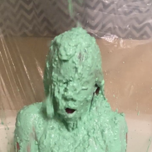 Slimed Models: Vivi Gets the Green Fishy Slime, Again!