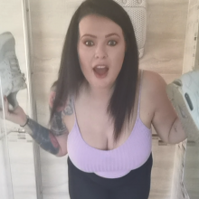 steven306: Charley gunging in ankle socks