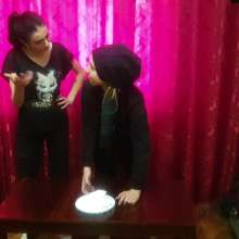 Top Messy Girls: The Boss Gets the Pie!
