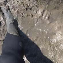 carlosstf33: Thick Mud, Pantyhose and Shoes