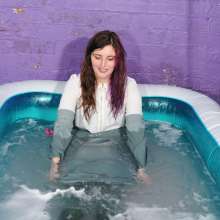 DungeonMasterOne: Maude's two tone dress bath and underwear dip