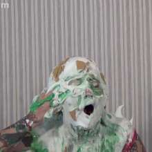 Anglefan: Scarlett Storm gets slimed dressed as a sexy clown!