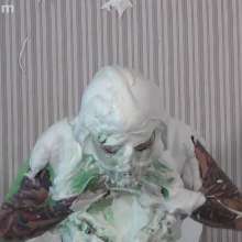 Anglefan: Scarlett Storm gets slimed dressed as a sexy clown!