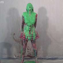 Anglefan: Scarlett Storm gets slimed dressed as a sexy clown!